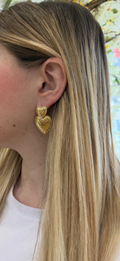 Orecchini Double Heart